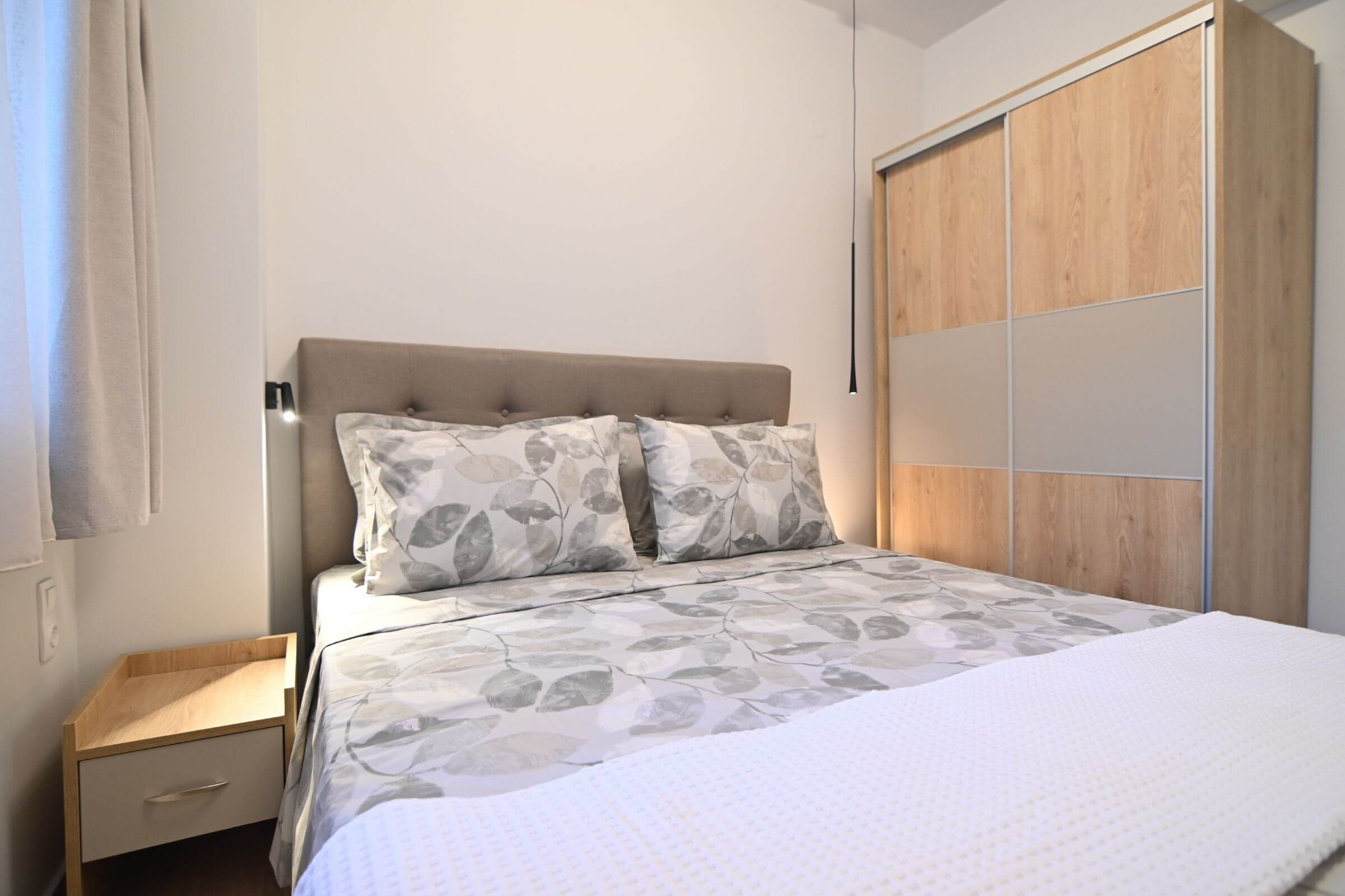 2 Bedrooms Apartment with Mountain View | Bedroom | TresV Suites & Apartments | Stavros